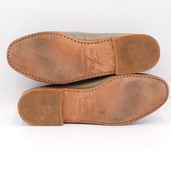 G.H. Bass Weejuns Penny Loafers | Olive Green | Academia | GUC | 10 D Wide main image 7
